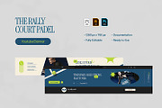 The Rally Court - Youtube Banner, a Social Media Template by VUNIRA (Thumbnail 1 of 3)