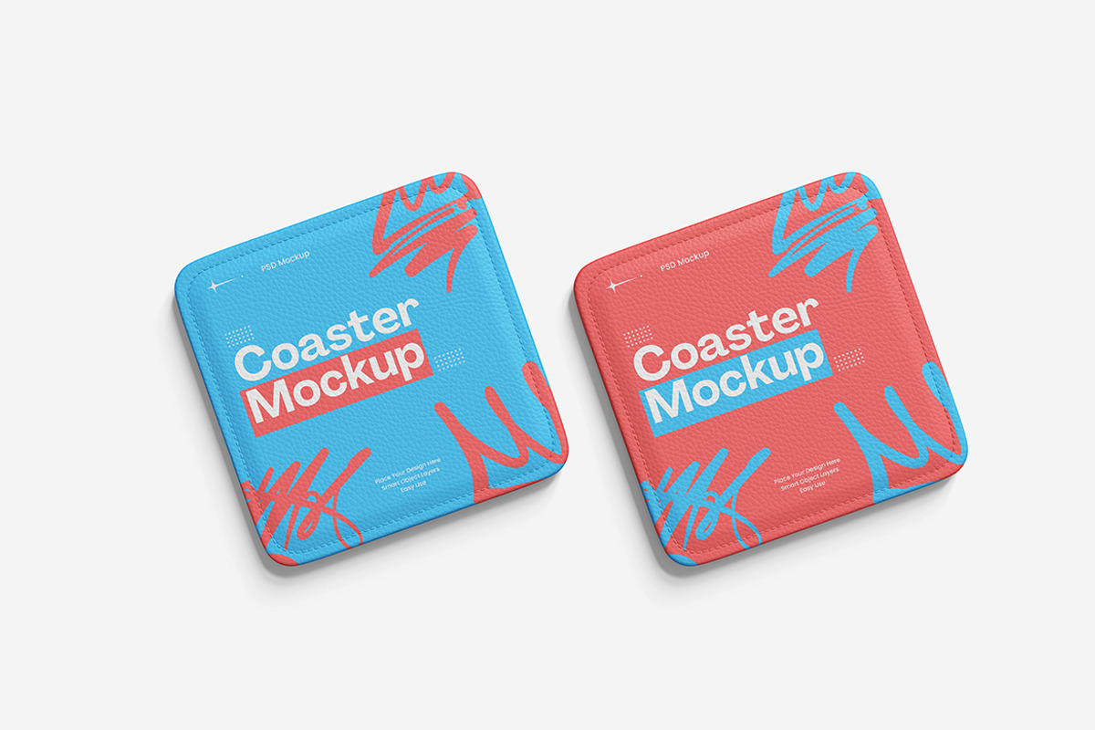Coaster Mockup, a Product Mockup by Indah (Photo 6 of 6)