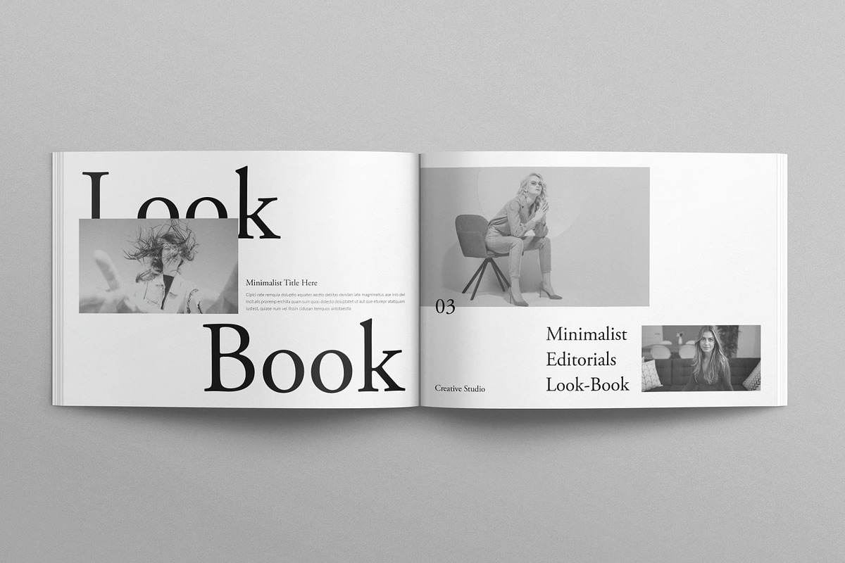 Editorial Look-Book Landscape, a Magazine Template by E-Type (Photo 4 of 7)