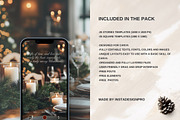 Bright Christmas Instagram Templates, a Social Media Template by InstaDesignPro (Thumbnail 5 of 10)