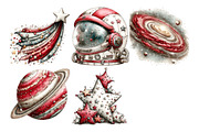 Cute Space Watercolor PNG, a Person Illustration by Nicolle's Colorful Art (Thumbnail 4 of 4)