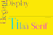 Tilaa Serif -Ligature Typeface, a Serif Font by Ryul Davidson (Thumbnail 1 of 13)