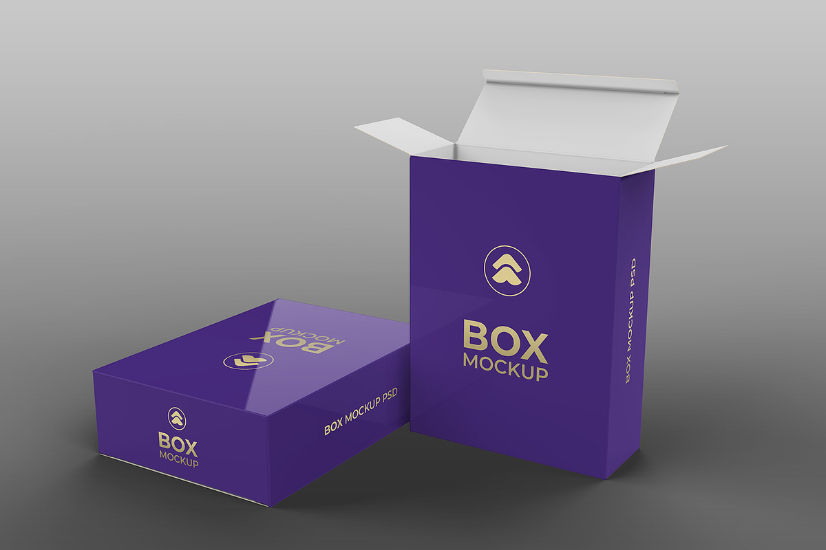 Box Mockup Set psd