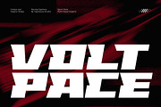 Voltpace - Modern Bold Sport Italic, a Sans Serif Font by Typia Nesia (Thumbnail 1 of 11)