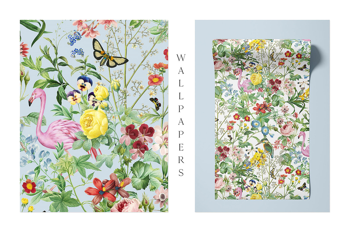 Summer Bloom Seamless Prints & Motif, a Pattern Graphic by TSTUDIO (Photo 10 of 10)