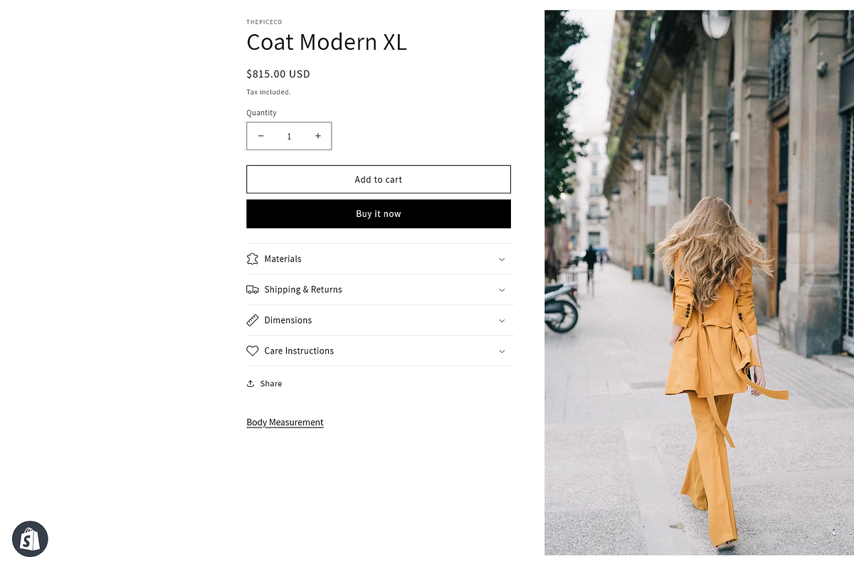 ThePiC -Shopify Fashion Theme, a Shopify Template by inSTUDIO43 (Photo 11 of 15)