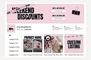 Modern Pink Etsy Shop Kit Template, a Branding & Logo Template by Anna Design Studio (Thumbnail 7 of 8)