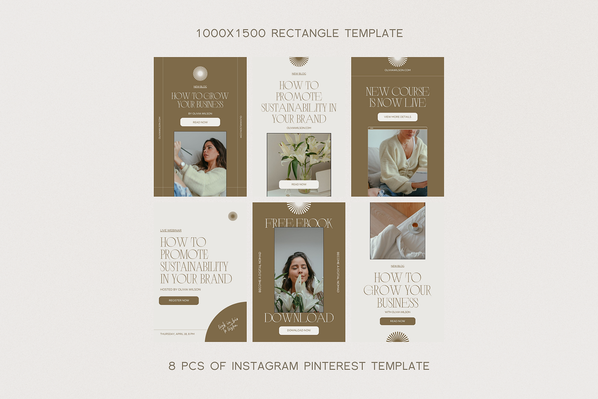Alexandra | Canva Template Bundle, a Social Media Template by With Faith & Love (Photo 5 of 13)
