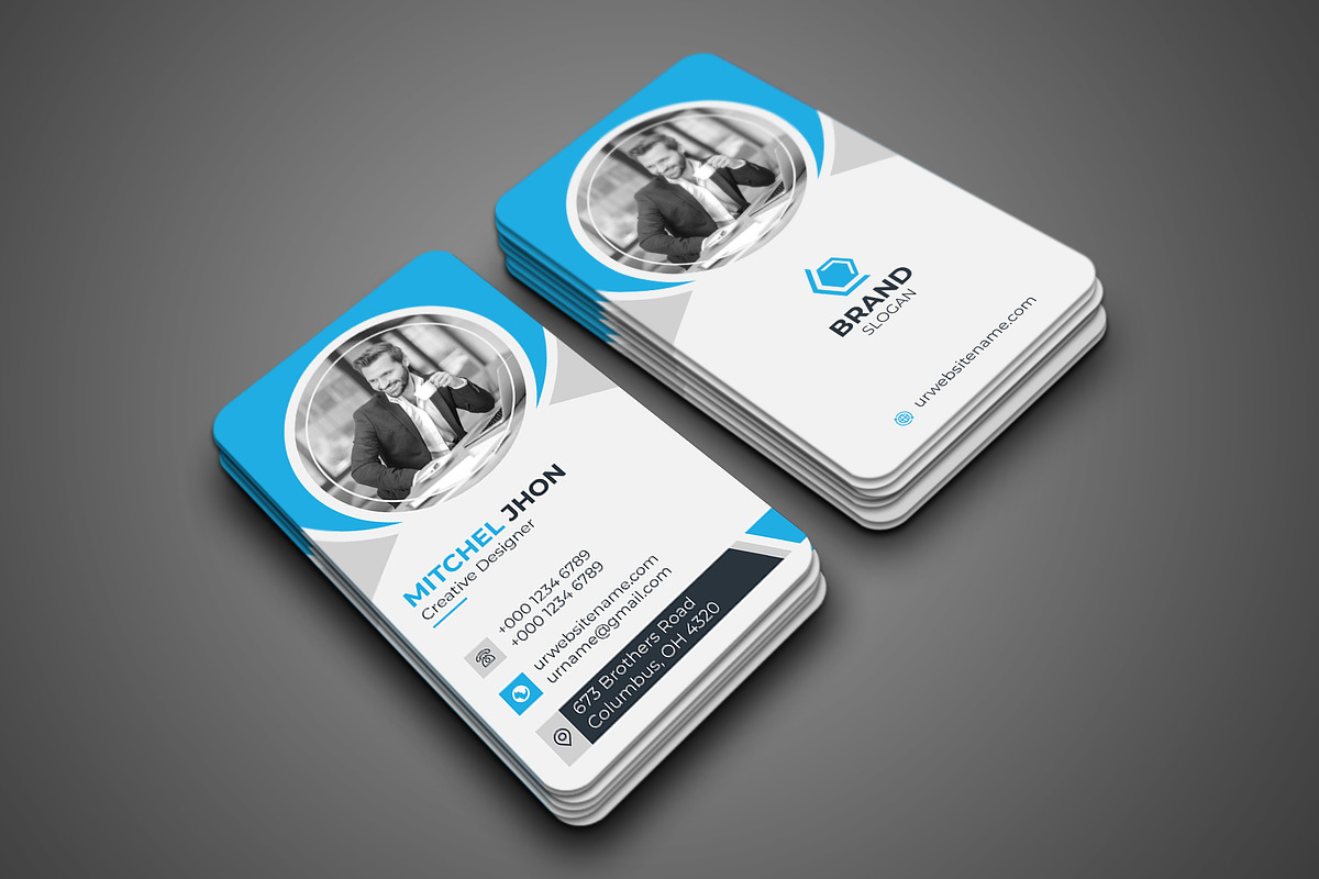 Corporate Business Card, a Business Card Template by GFXCity (Photo 2 of 4)