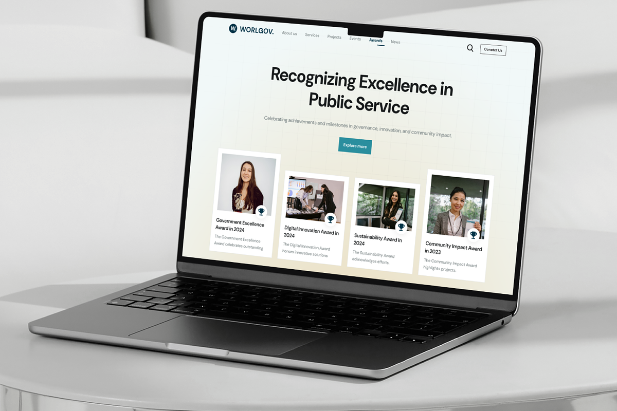 WorlGov - Framer Template, a Landing Page Template by Agensip Design Agency (Photo 3 of 8)