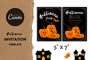 Halloween Party invitation, an Invitation Template by Thursdaypaper (Thumbnail 5 of 6)