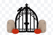 Halloween Crochet Clipart Bundle, an Object Graphic by Cut File (Thumbnail 2 of 5)