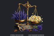 100 Medicinal Herbs clipart Set, a Decorative Illustration by ThatsDesignArt (Thumbnail 3 of 10)