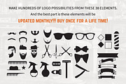 Barber Shop Logo Kit + BONUS, a Branding & Logo Template by MockUpgrade (Thumbnail 2 of 6)