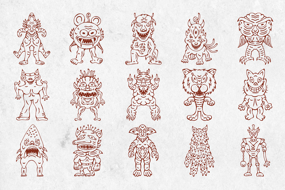 Medieval Monsters Vol 2, a Decorative Illustration by Tekuni (Photo 12 of 14)