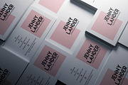 Minimal Pink Business Card, a Business Card Template by Marvel (Thumbnail 4 of 5)