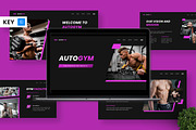 Autogym - Keynote Templates, a Presentation Template by Deepslide Studio (Thumbnail 1 of 6)