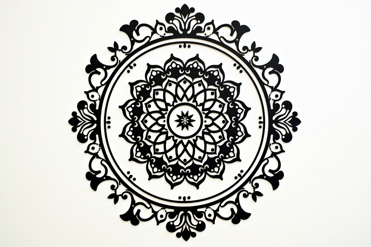 Ornamental Floral Laser Cut Lotus, an Object Graphic by Designs_River (Photo 7 of 11)