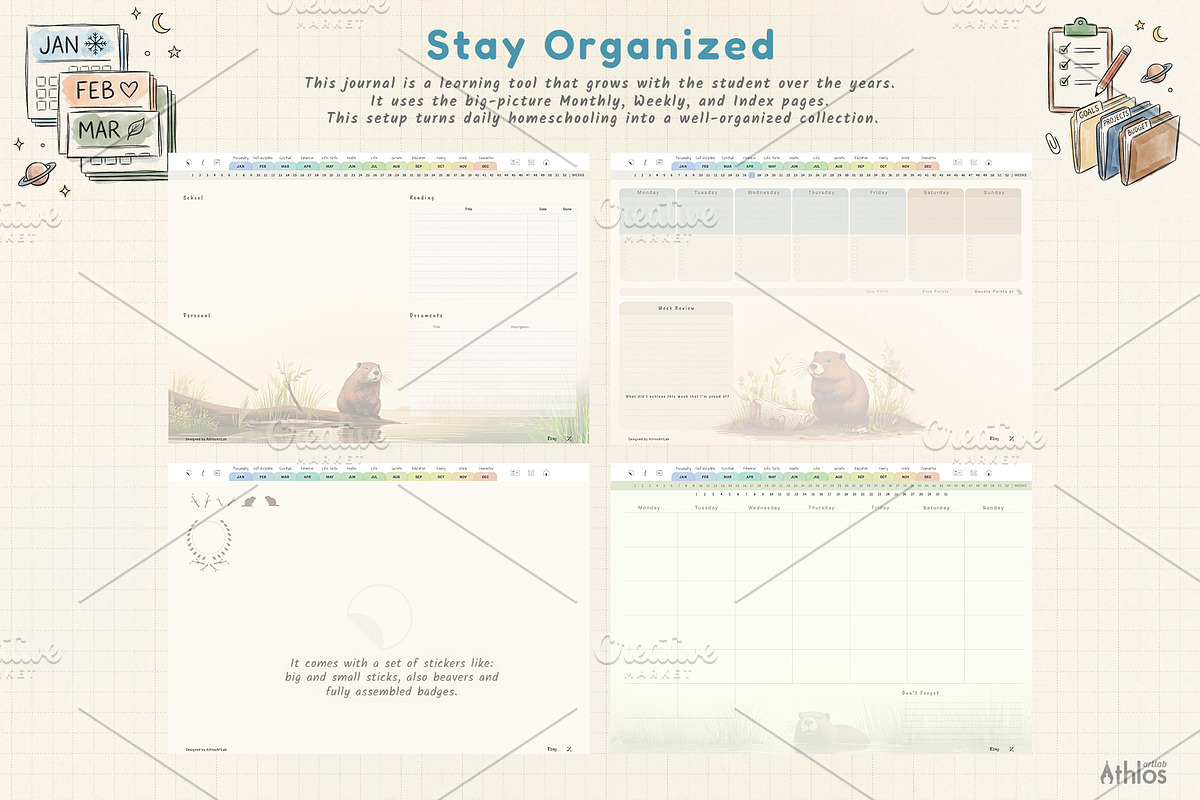 My School Journal, a Presentation Template by Athlos ArtLab (Photo 8 of 9)
