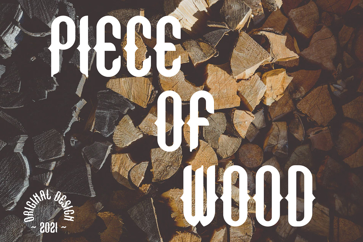 The Kalcer Retro Font, a Blackletter Font by made_by_nope (Photo 4 of 6)