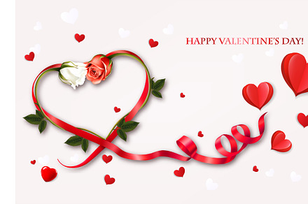 Valentine day background. Vector
