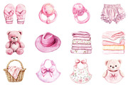 Pink Boho Nursery Clipart, an Illustration by CitraGraphics (Thumbnail 2 of 5)