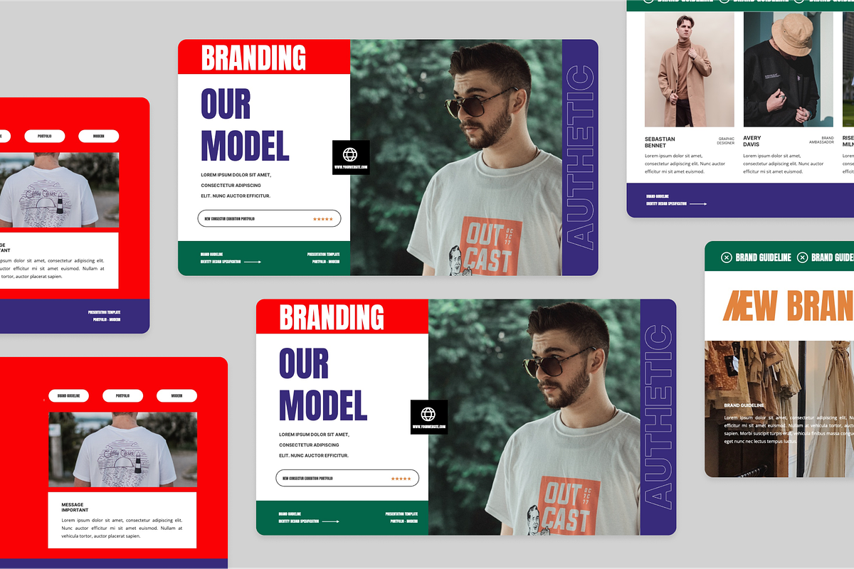 Brand Guideline Creative Powerpoint, a Presentation Template by Annora Studio (Photo 4 of 5)