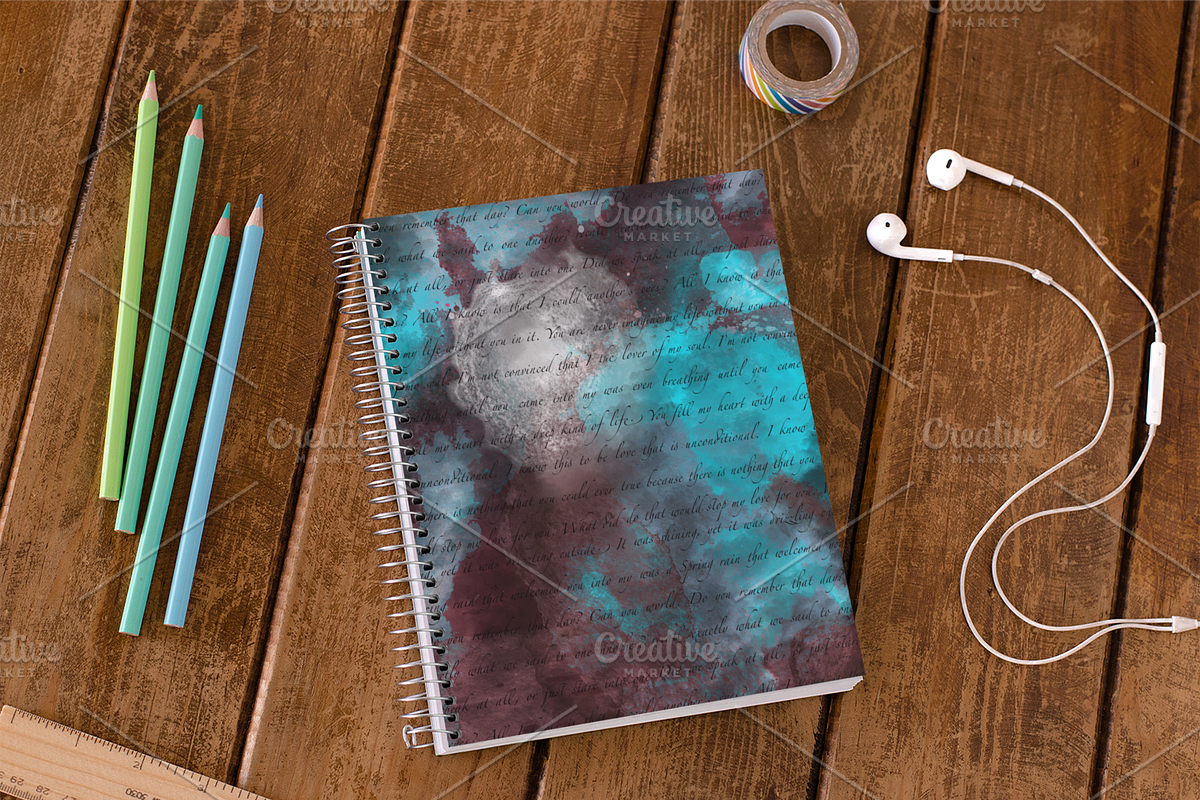 Decorative Backgrounds Planner Paper, a Background Graphic by faeDesign (Photo 3 of 21)