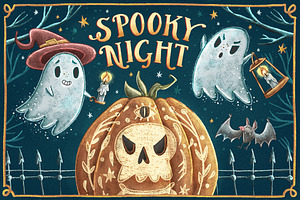 Spooky Night • Halloween set