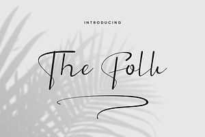 The Folk - Signature Font