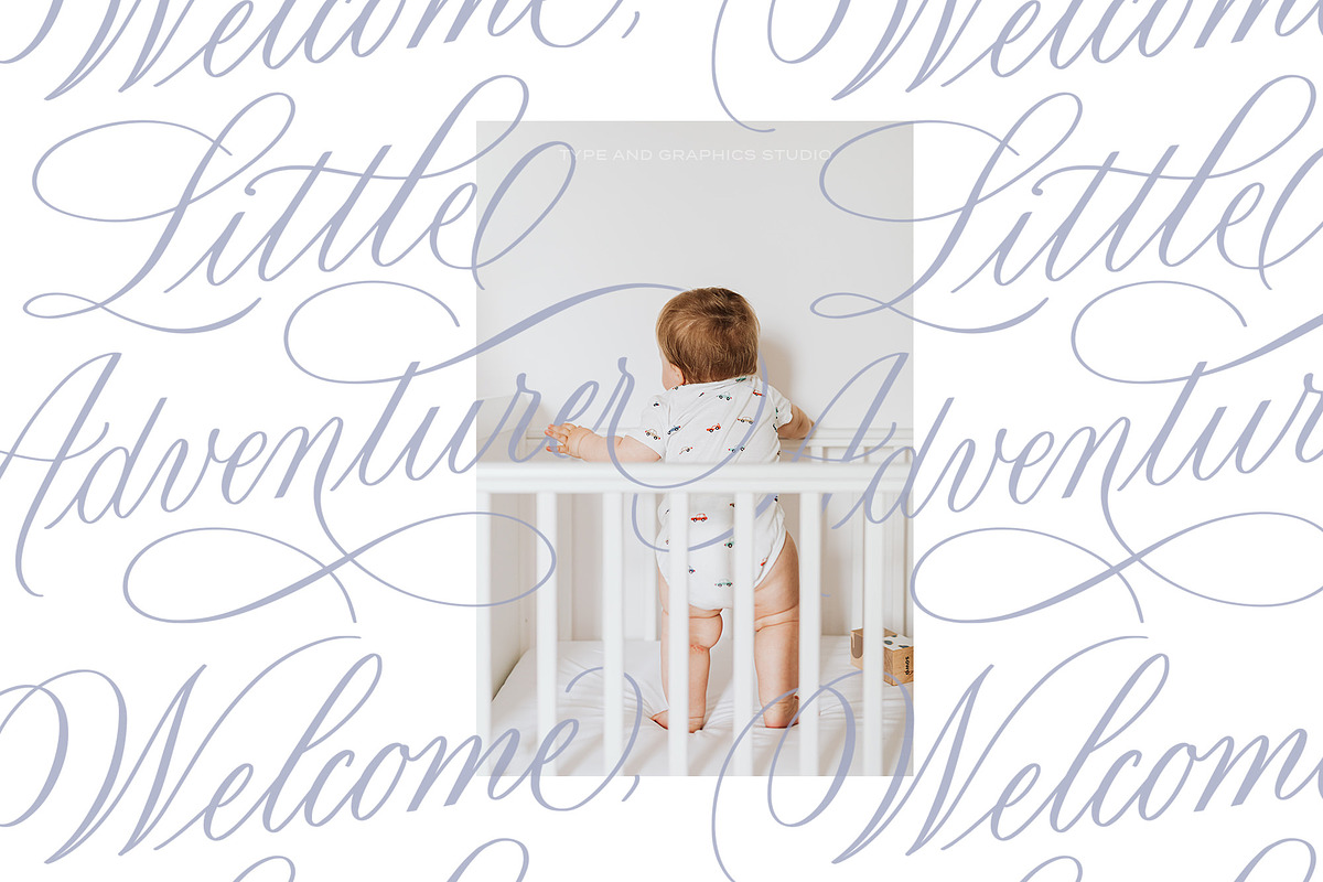 Baby Arrival Lettering, an Object Graphic by Type and Graphics Studio (Photo 6 of 16)