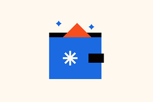 Flat Vector illustration money