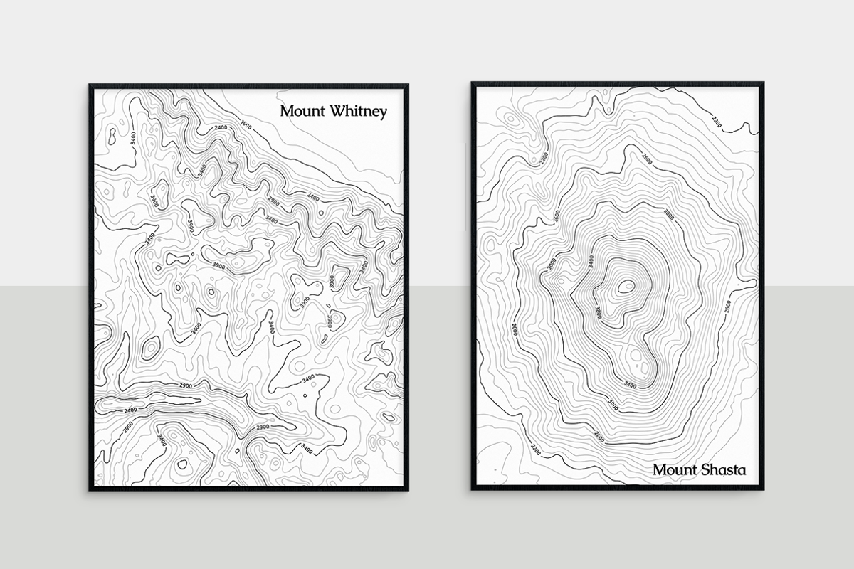 Contour Mapping II - North America, a Pattern Graphic by Hello Mart (Photo 9 of 15)