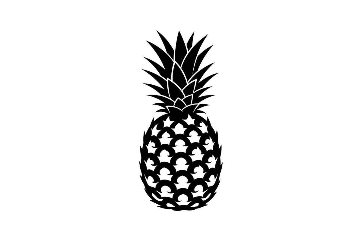 Pineapple Silhouette Vector Bundle, an Illustration by jahid234 (Photo 14 of 51)