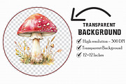 Watercolor Amanita Mushrooms Clipart, an Illustration by Libby Wishes (Thumbnail 6 of 6)
