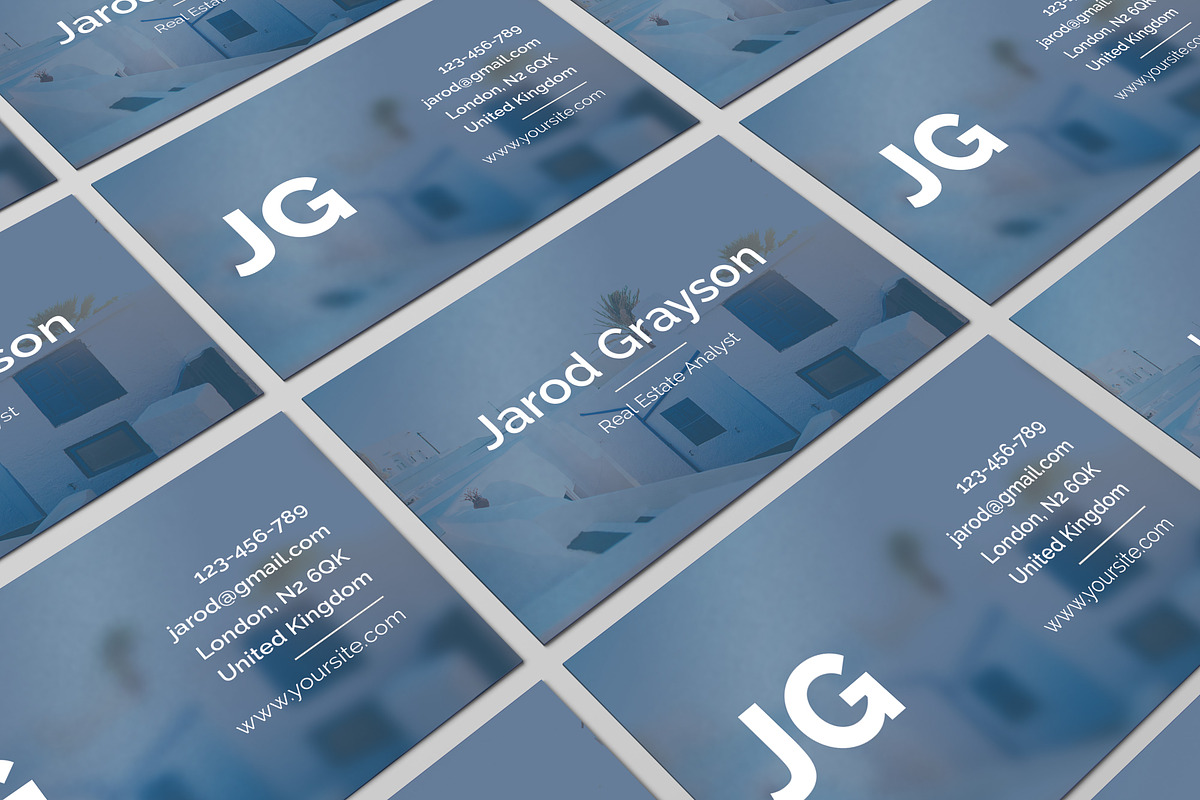 Business Card Template - Real Estate, a Business Card Template by Solid Pixel (Photo 2 of 2)