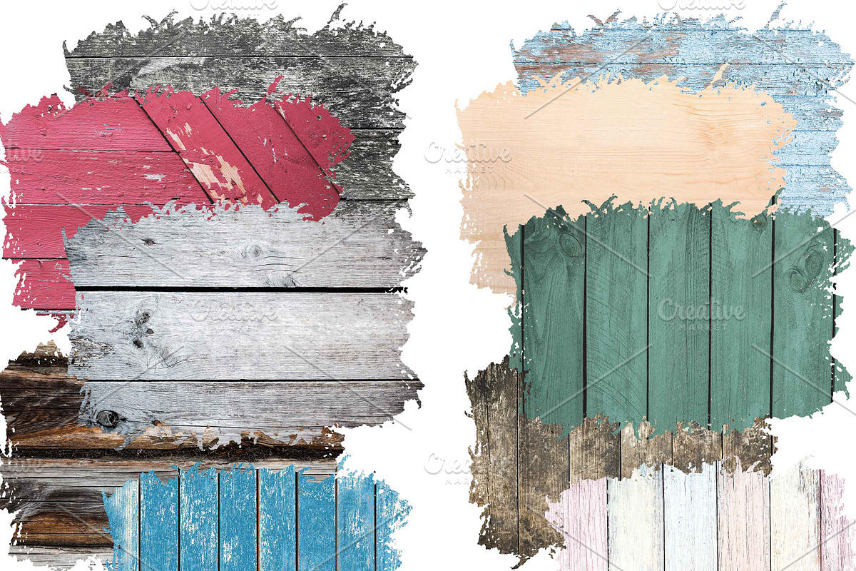 wooden shapes backgrounds PNG, a Shape Add-On by VetalStock (Photo 2 of 3)