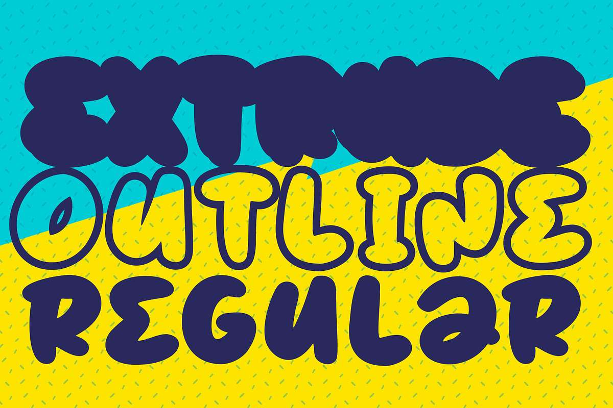 Break Snooze - Layered Fonts, a Font by Crump Hand (Photo 3 of 6)