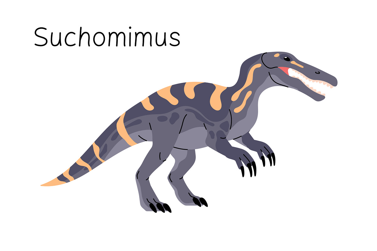 Dinosaurs, big ancient animals set, an Animal Illustration by PaperTrident (Photo 16 of 19)