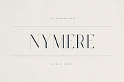 Nymere – A Modern High-Contrast Font, a Serif Font by Only Fonts (Thumbnail 1 of 11)