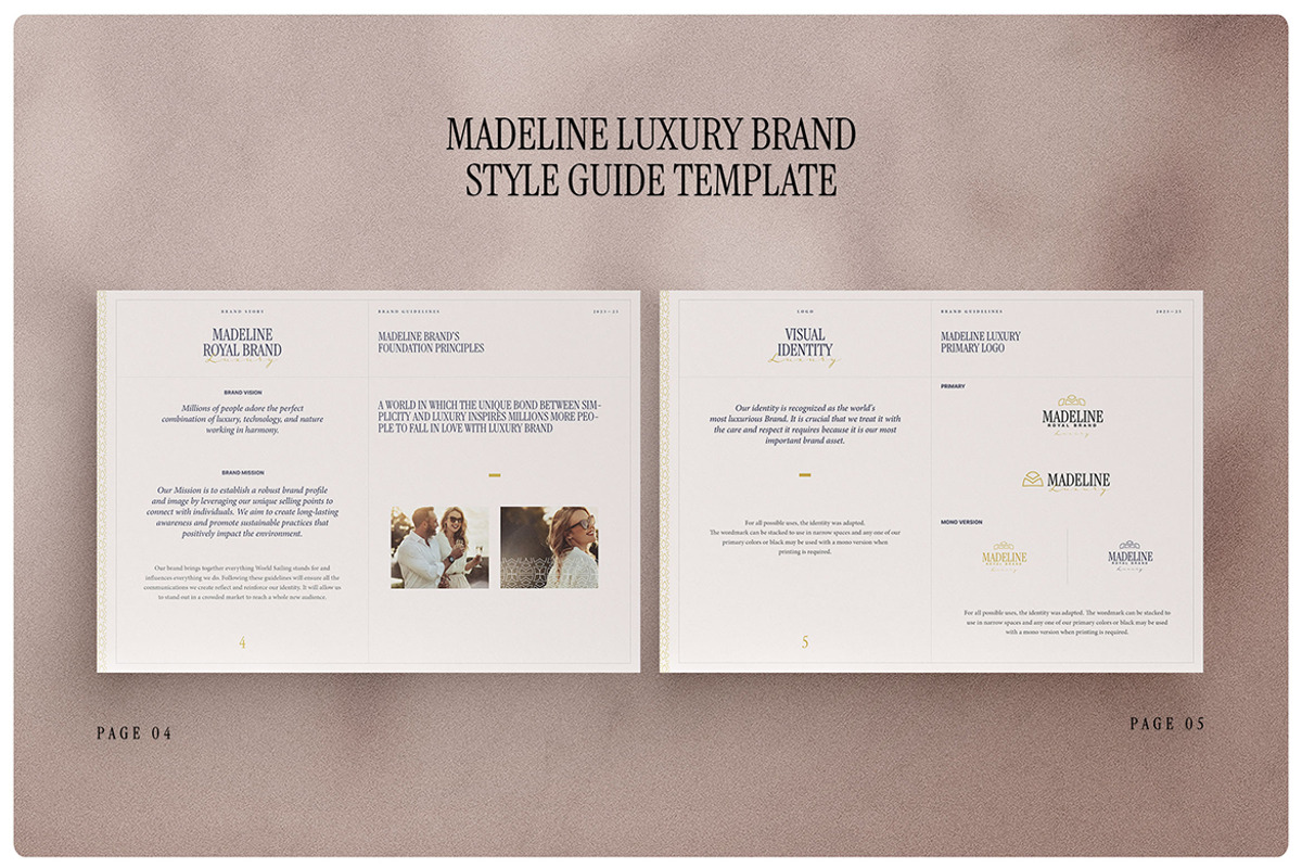 Brand Guidelines, a Brochure Template by Proonty (Photo 3 of 7)