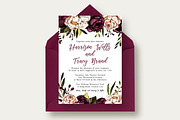 Bold & Stylish Floral Wedding Suite, an Invitation Template by Knotted Design (Thumbnail 4 of 4)