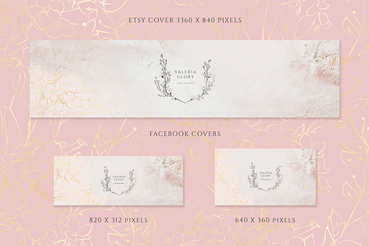Pre-made Logo ~ Branding Kit, a Branding & Logo Template by Olya Creative (Photo 8 of 9)