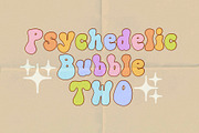 Psychedelic Bubble 70s Font, a Sans Serif Font by Dear Darling Design (Thumbnail 6 of 6)