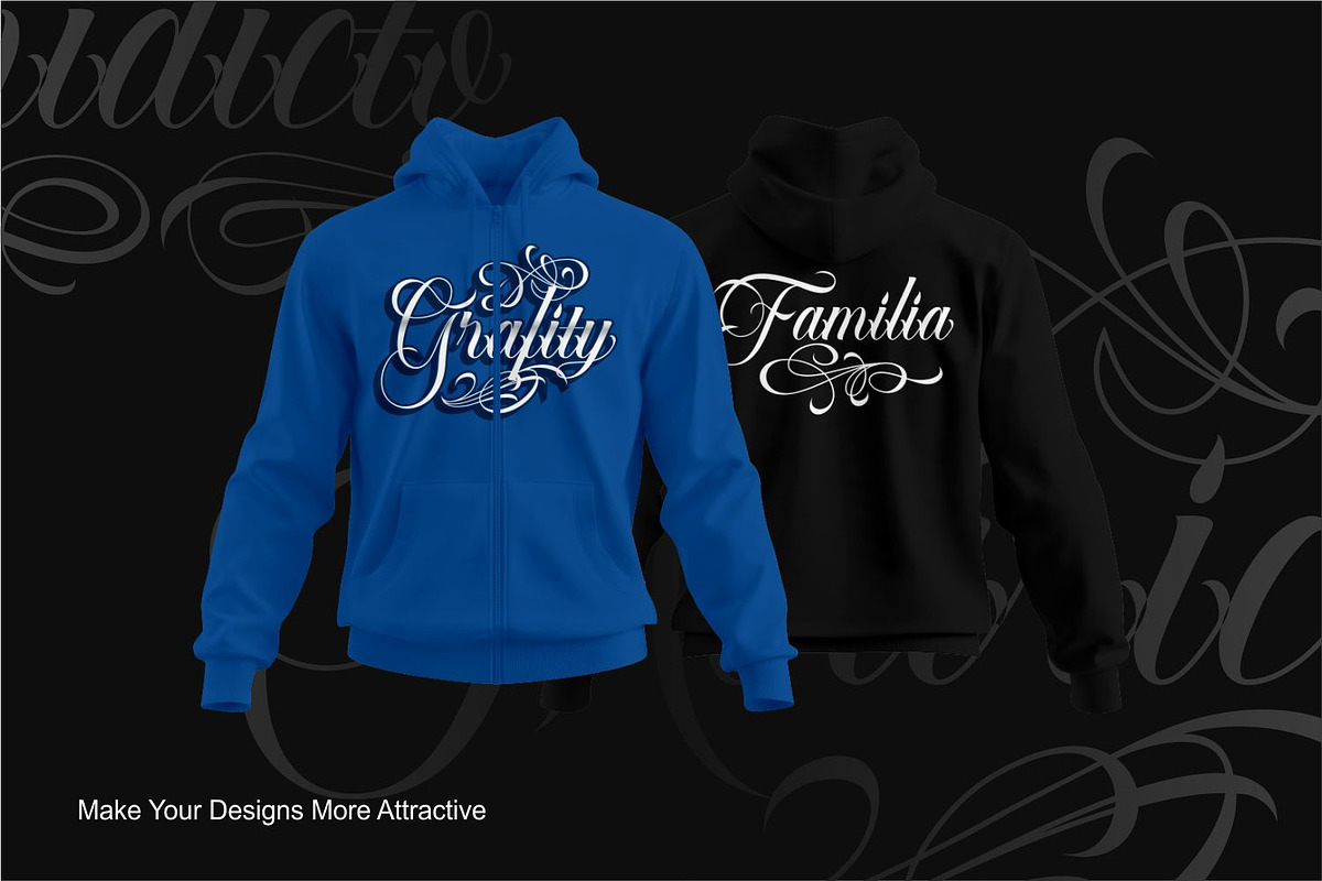 Soul Cahill Tattoo Font, a Script Font by WhymoreArt (Photo 8 of 12)