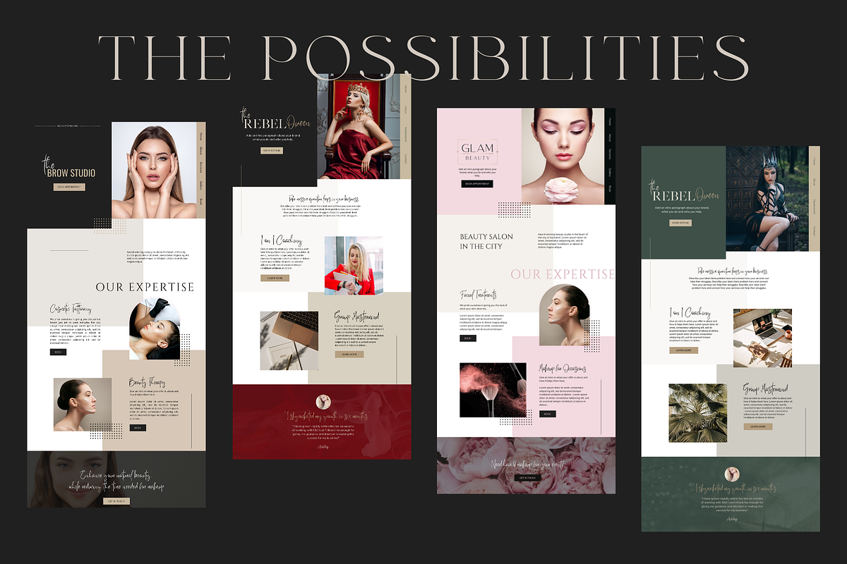 SUTTON |Luxury Beauty Salon Website, a Websites & App Template by Styled Web Shop (Photo 7 of 8)