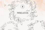 ROSE line art floral collection, a Decorative Illustration by Yuliia Lashevska (Thumbnail 3 of 10)