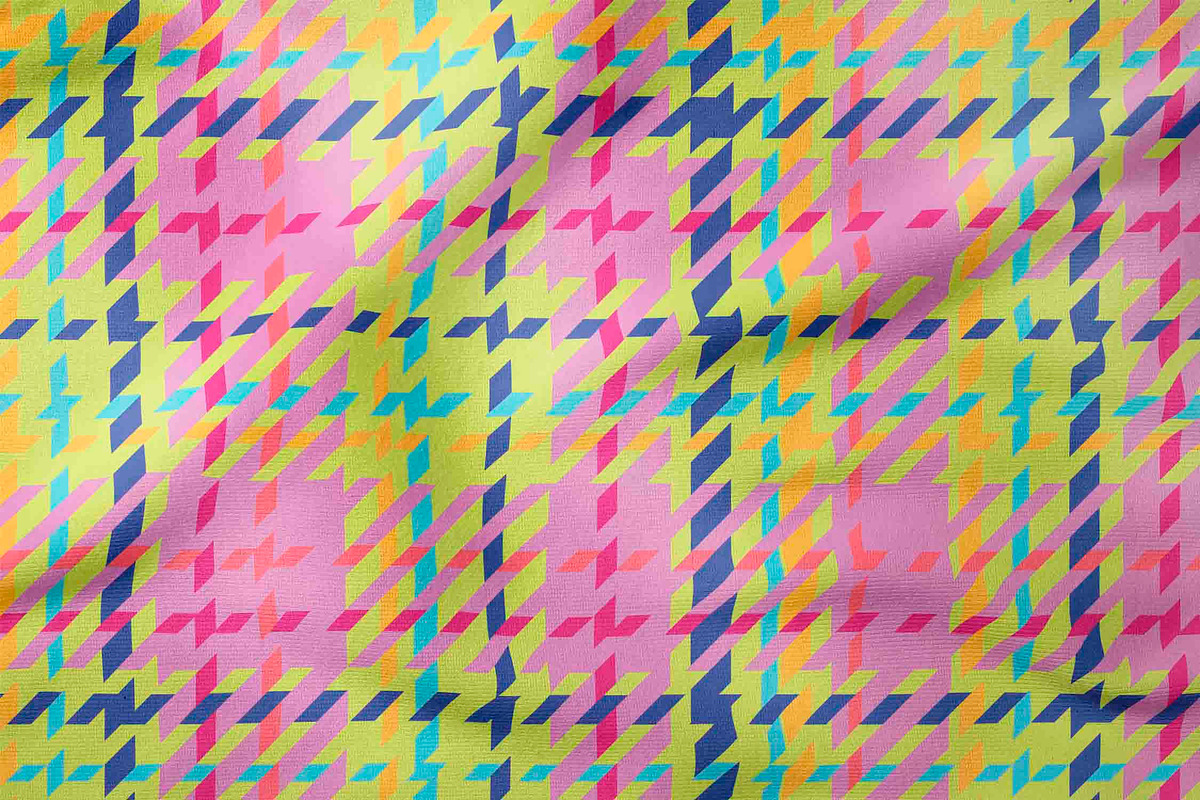 Bright Colorful Plaid Digital, a Pattern Graphic by Lucyinyourheart (Photo 6 of 10)