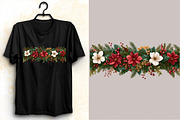 Christmas Border Garland Clipart, an Illustration by SVGArt (Thumbnail 6 of 8)