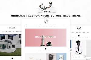 Rose - Minimalist Portfolio Template